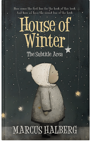 Premade Book Cover Outer Space