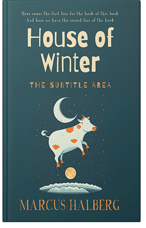 Premade Book Cover Blue Dianne