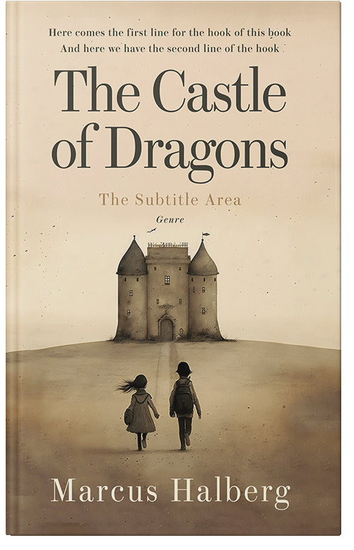 Front view of Premade Fantasy Book Cover - Raffia