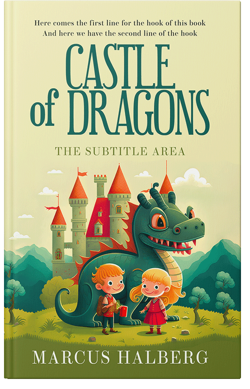 Front view of Premade Fantasy Book Cover - Genoa