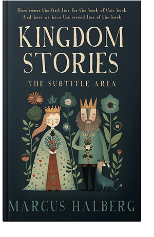 Pre Made Book Cover Aztec