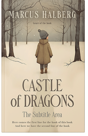 Premade Book Cover Almond