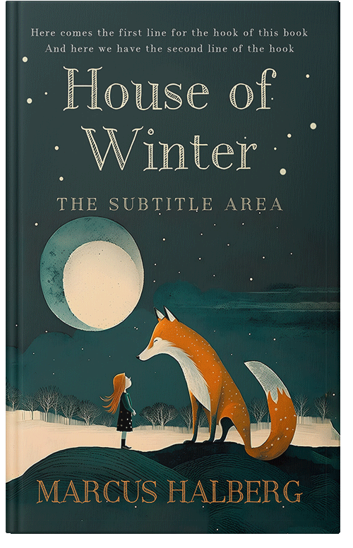 Front view of Premade Fantasy Book Cover - Gable Green