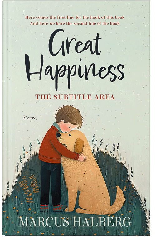 Front view of Premade Children's Book Cover - Plantation