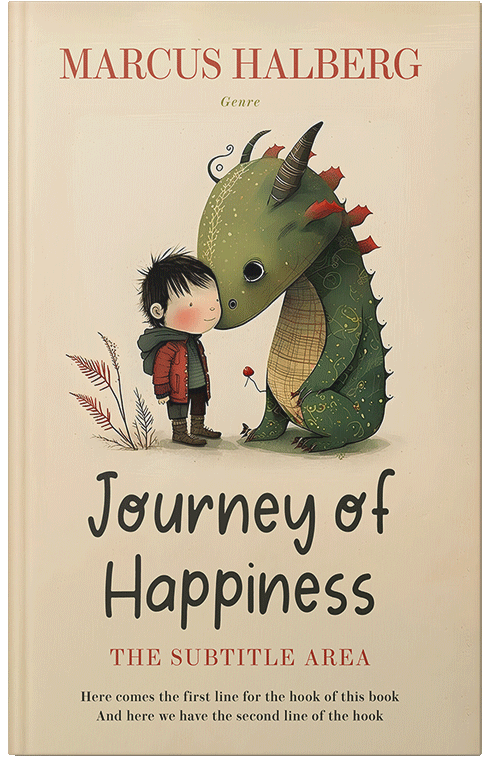 Front view of Premade Fantasy Book Cover - Almond