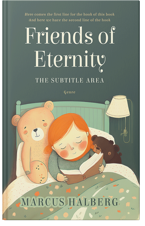 Front view of Premade Children's Book Cover - Nandor