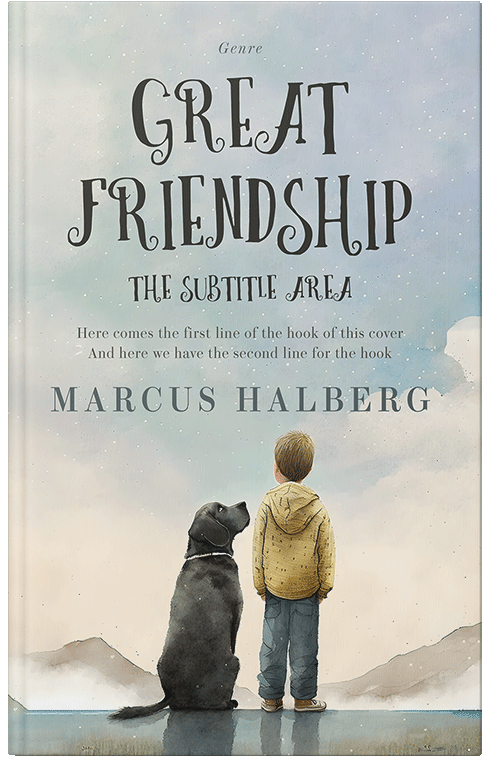 Front view of Premade Children's Book Cover - Celeste