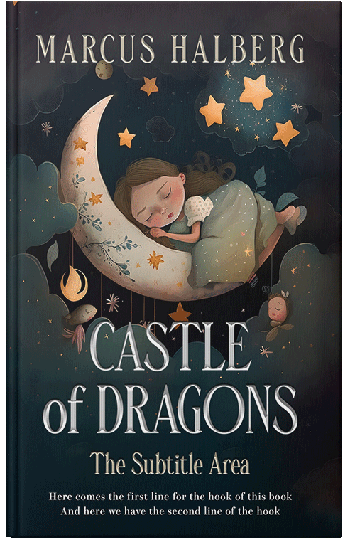 Front view of Premade Children's Book Cover - Mirage