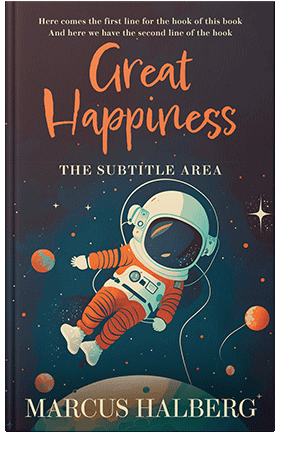 Pre Made Book Cover Ebony Clay