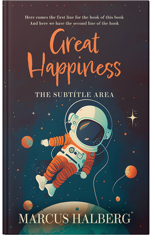 Front view of Premade Fantasy Book Cover - Ebony Clay