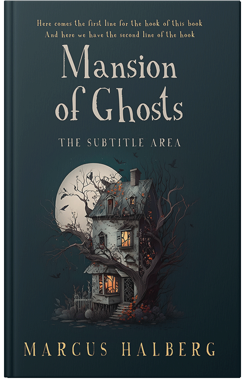 Front view of Premade Horror Book Cover - Mirage