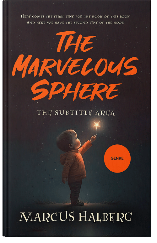 Front view of Premade Children's Book Cover - Thunder