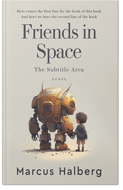 Front view of Premade Science Fiction Book Cover - Westar