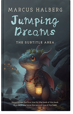 Premade Book Cover Shark