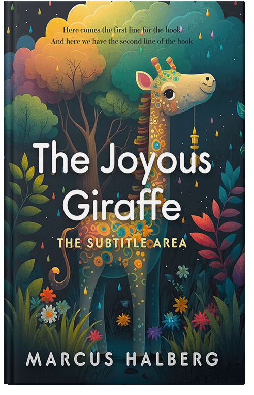 Front view of Premade Nature Book Cover - Ebony Clay