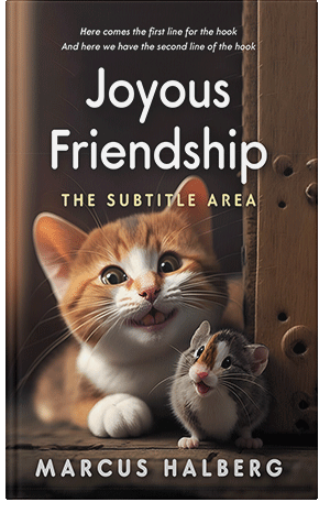 Premade Book Cover Cocoa Brown