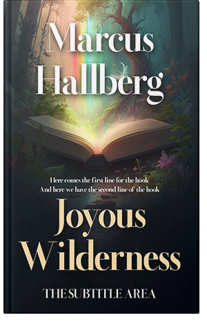 Premade Book Cover Shark