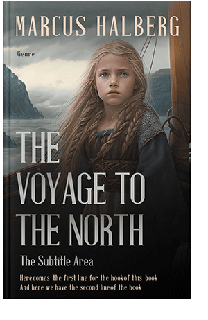 Pre Made Book Cover Swirl