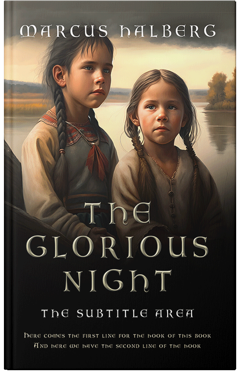 Front view of Premade Historical Book Cover - Brandy