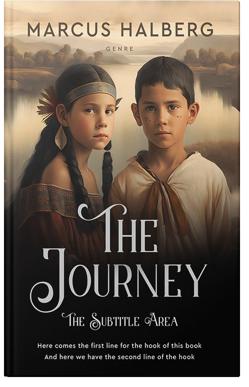 Front view of Premade Historical Book Cover - Cameo