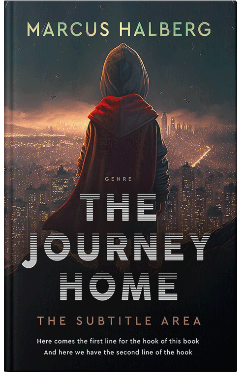 Front view of Premade Fantasy Book Cover - Woodsmoke