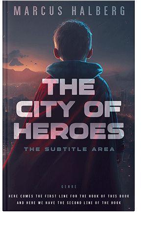 Pre Made Book Cover Steel Gray