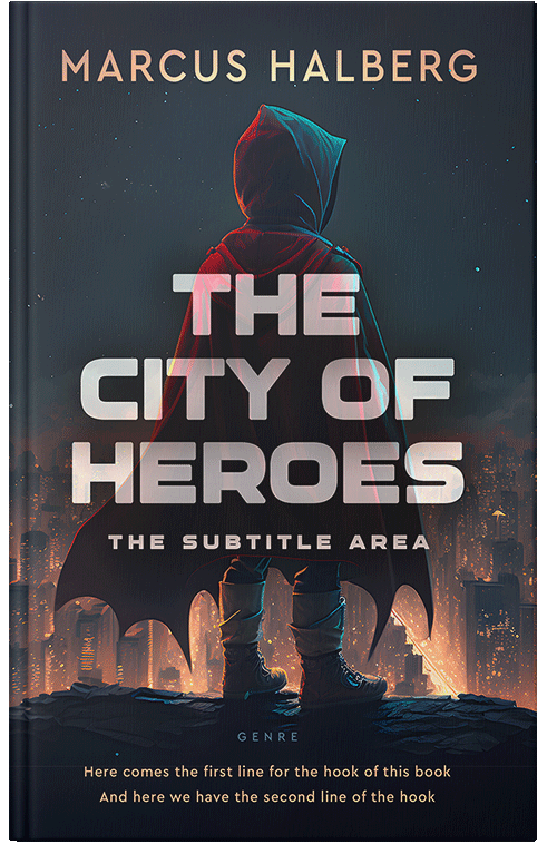 Front view of Premade Fantasy Book Cover - Ebony Clay