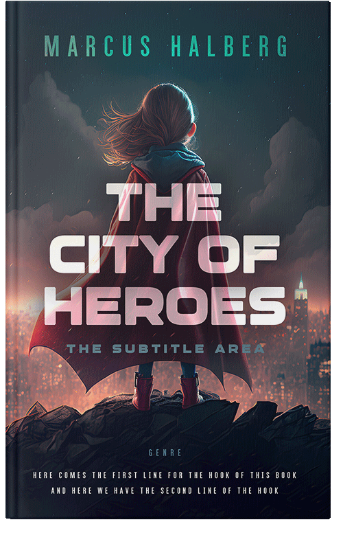 Front view of Premade Fantasy Book Cover - Ebony Clay