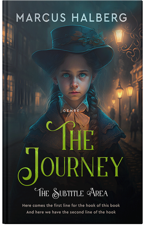 Front view of Premade Fantasy Book Cover - Woodsmoke