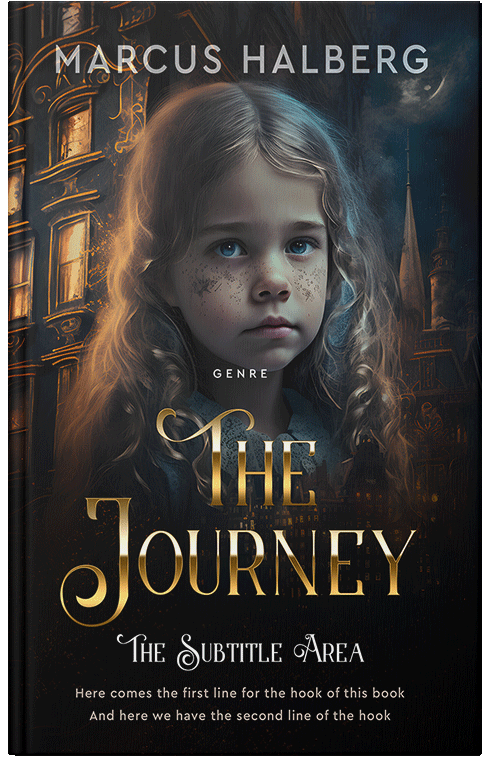 Front view of Premade Fantasy Book Cover - Woodsmoke