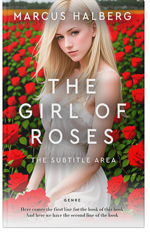 Premade Book Cover Soft Amber