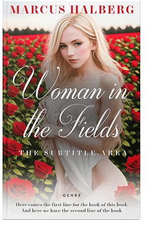 Pre Made Book Cover Soft Amber