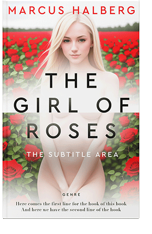 Pre Made Book Cover Pearl Bush