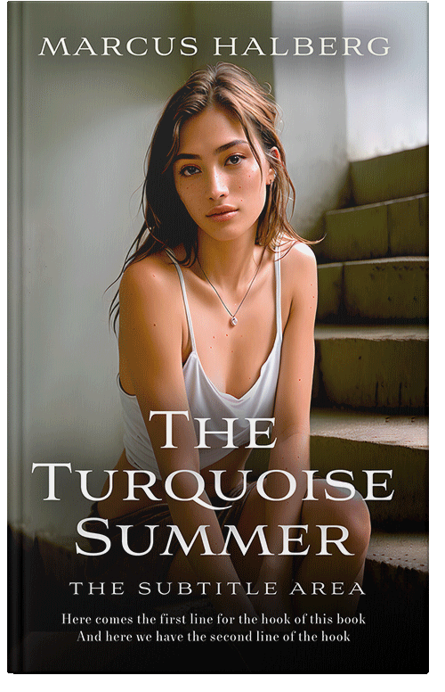 Front view of Premade Erotica Book Cover - Black Marlin