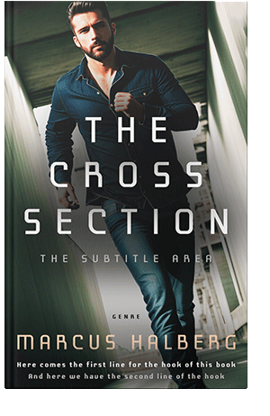 Pre Made Book Cover Swirl