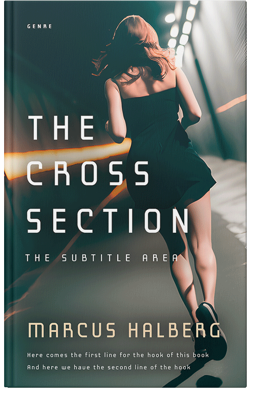 Front view of Premade Mystery & Thriller & Suspense Book Cover - Te Papa Green