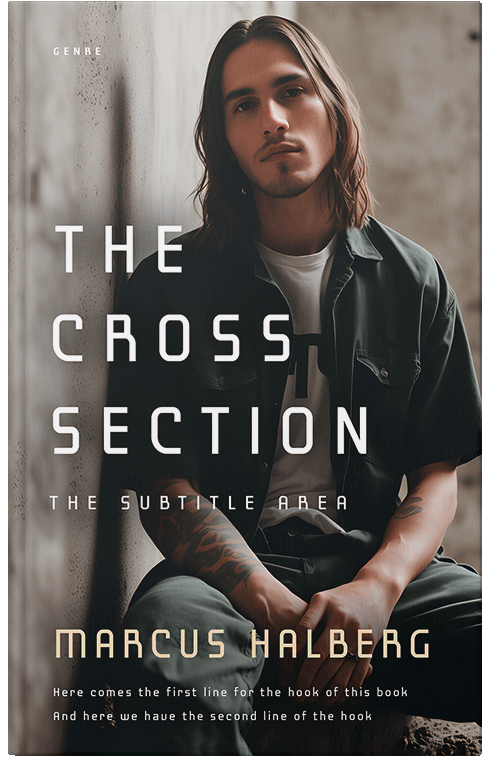 Front view of Premade Teen & Young Adult Book Cover - Silk