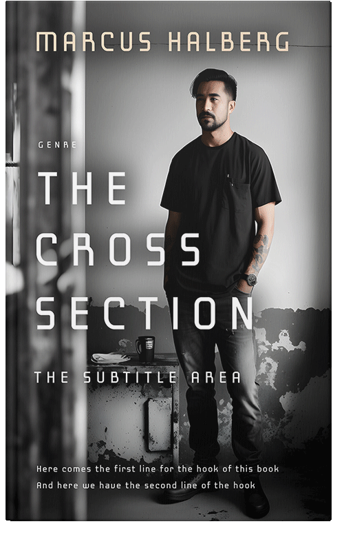 Front view of Premade Mystery & Thriller & Suspense Book Cover - Mine Shaft