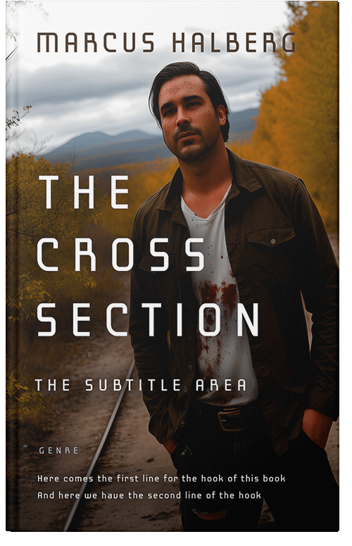 Front view of Premade Mystery & Thriller & Suspense Book Cover - Eternity