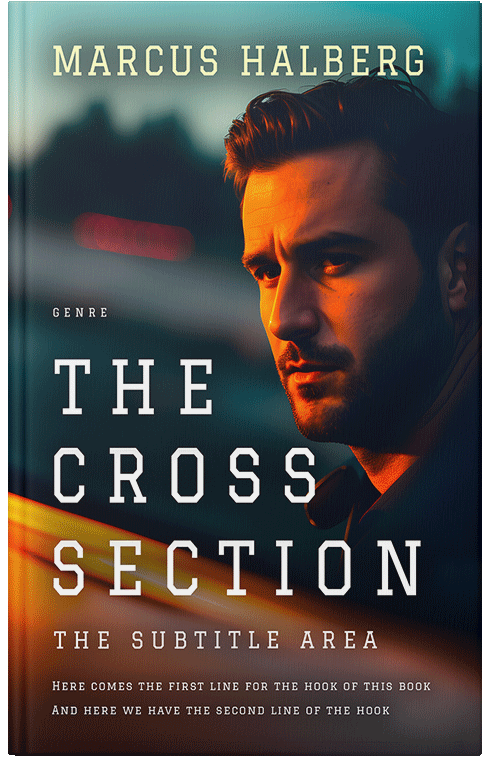 Front view of Premade Mystery & Thriller & Suspense Book Cover - Mirage