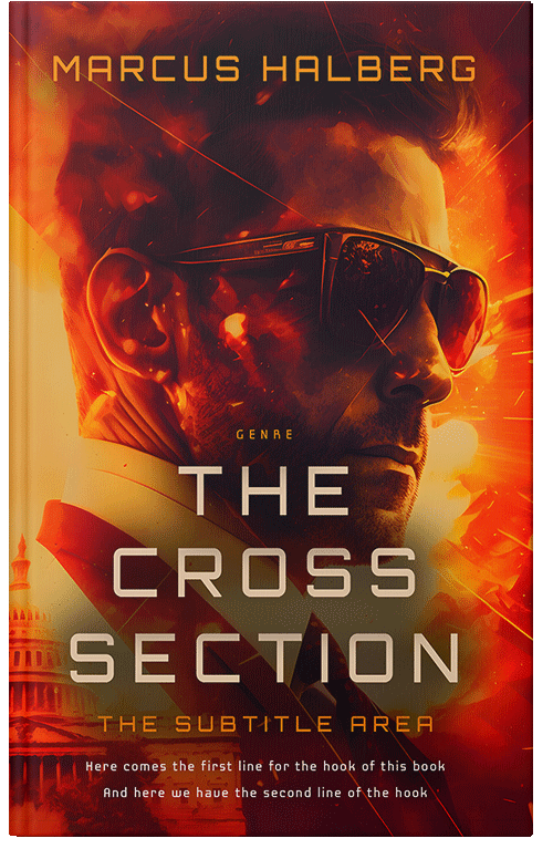 Front view of Premade Mystery & Thriller & Suspense Book Cover - Zest