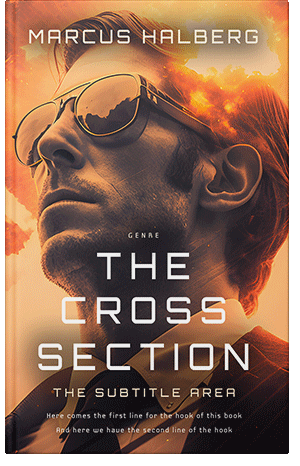Premade Book Cover Woody Brown