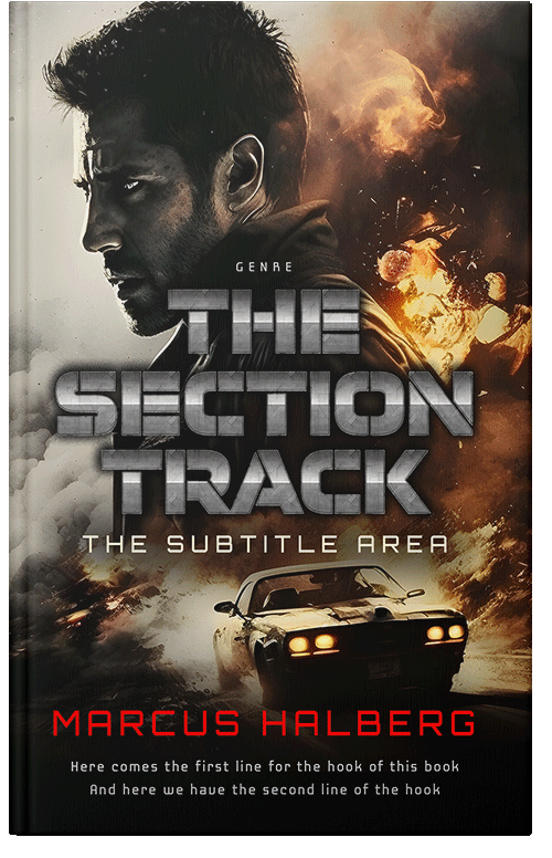 Front view of Premade Mystery & Thriller & Suspense Book Cover - Sorrell Brown