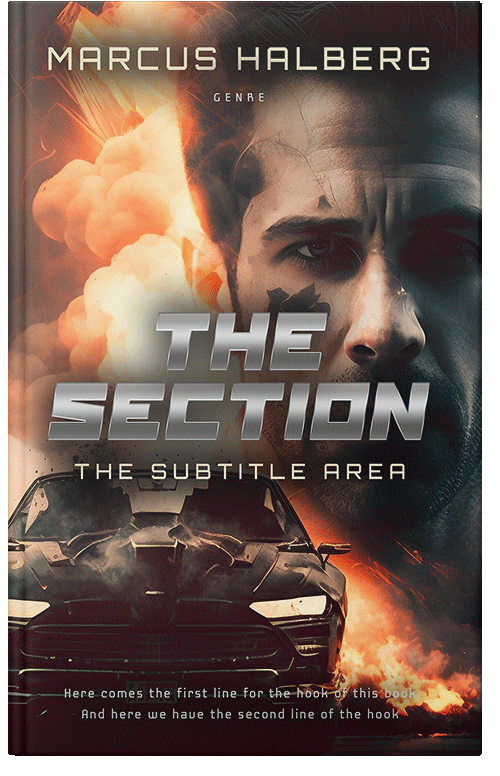 Front view of Premade Mystery & Thriller & Suspense Book Cover - Tumbleweed