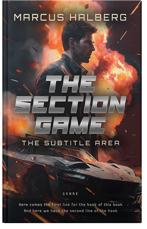 Front view of Premade Mystery & Thriller & Suspense Book Cover - Whiskey