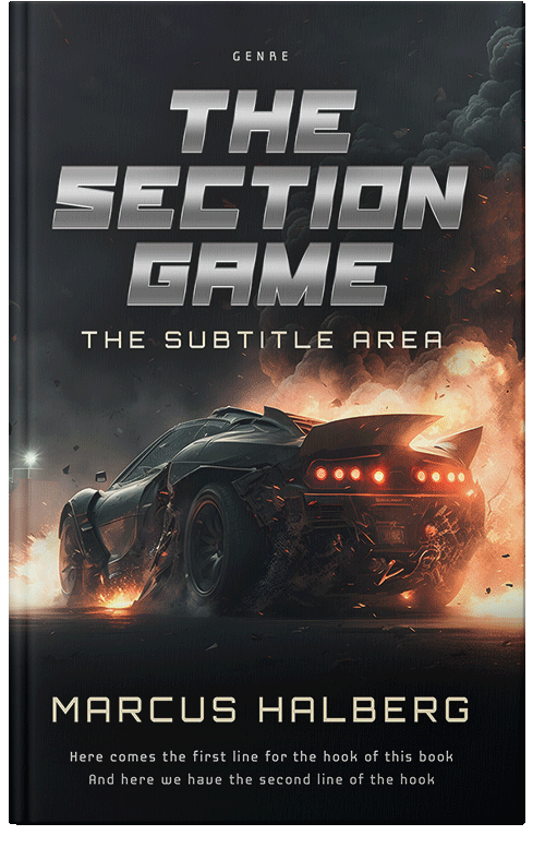 Front view of Premade Science Fiction Book Cover - Rodeo Dust