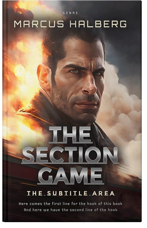 Front view of Premade Mystery & Thriller & Suspense Book Cover - Calico