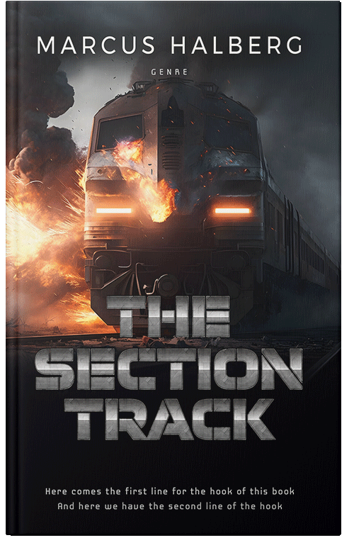 Front view of Premade Apocalyptica Book Cover - Tan