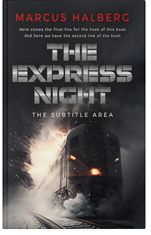 Premade Book Cover Soft Amber