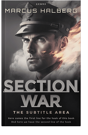 Pre Made Book Cover Soft Amber